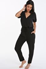Seafolly, 1295[^]276644 Walk The Line Zone Jumpsuit - Black