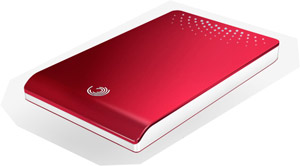 Seagate FreeAgent Go - 320GB - Mobile External Hard Disk Drive - Red