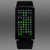 Seahope Dual Touch Green Red LED Black Case Watch