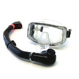 Seakodive Aqua Purge Mask and Aqua Ultra Dry Snorkel Set -Yellow