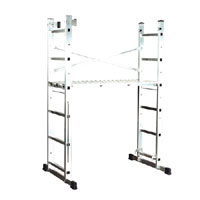 Aluminium Scaffold Ladder 4-Way GS/TUV EN131