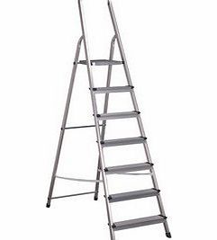 Sealey Aluminium Step Ladder 7-Tread GS/TUV EN131 Plus FREE Pocket Knife