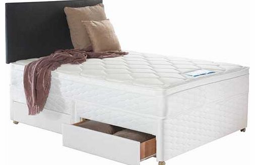 Sealy Siesta 1500 Pocket Double Divan Bed - 4 Drw