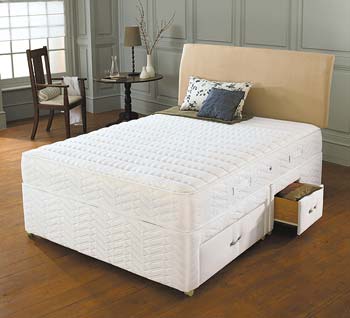 Ultra Images Divan and Mattress with Memory Foam