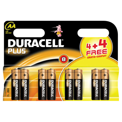 Duracell AA Battery Pack of 8