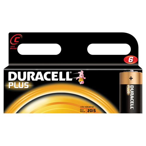 Duracell C Battery Pack of 6