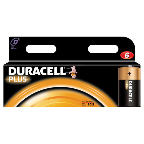 Duracell D Battery Pack of 6