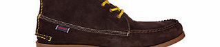 Campsides brown suede moccasin boots