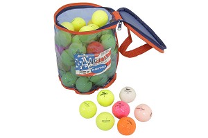 50 Mixed Colour Golf Balls