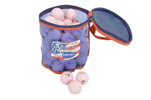 50 Pink Coloured Golf Balls