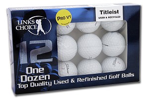 Grade-A Pro V1x balls (x12) (Red Numbers)