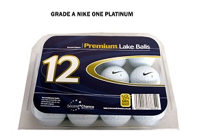 Nike One Platinum Grade A Dozen Golf Balls