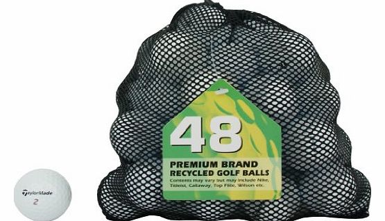 TaylorMade 48 Premium Lake Golf Balls Grade A