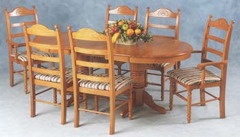 Buckingham Extending Dining Set with Carvers