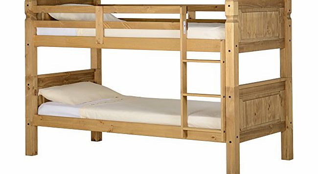 Seconique Corona 3 Bunk Bed in Distressed Waxed Pine