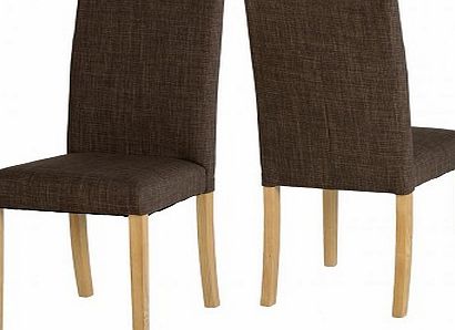 Seconique G3 Chairs in Dark Brown Fabric