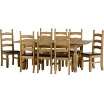 Seconique Original Corona Pine 6 Seat Extending Dining Set