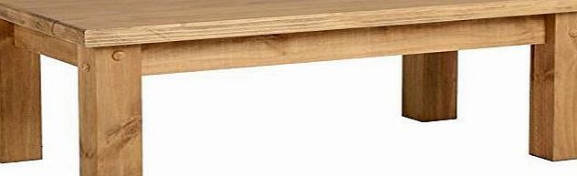 Seconique Tortilla Soild Pine Coffee Table in Distressed Waxed Pine by Seconique