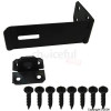 115mm Black Safety Hasp and Staple