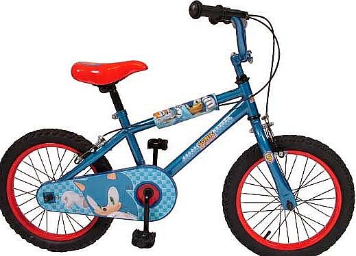 Sega Sonic 16 inch Bike - Boys