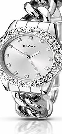 Sekonda Ladies Limited Edition Curb Bracelet Analogue Watch 2055