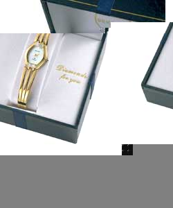 Ladies Quartz Diamond Set Watch