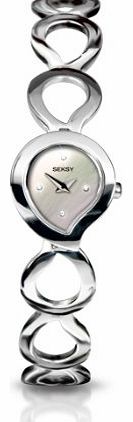 Seksy Model 4959.37 Ladies Analogue made with Swarovski Crystal Bracelet Watch