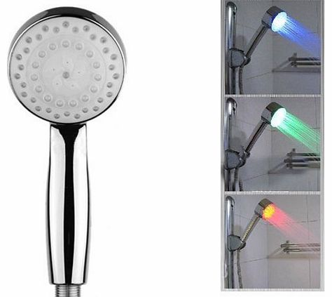 New 7 Colour LED Shower Head Bathroom Water Faucet Light