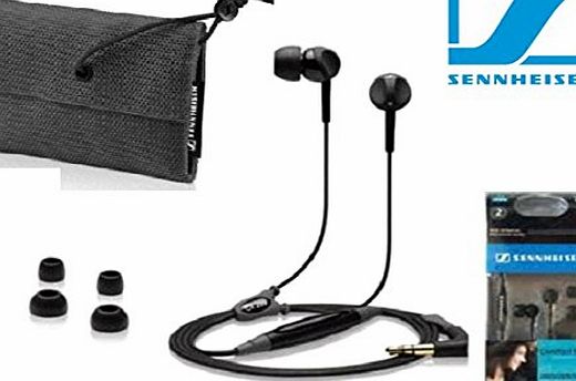 Sennheiser CX299 High Definition /Bass-Driven/Noise Isolation In ear Canal Headphone with integrated Volume Control amp; Luxury carrying Pouch (Same family as CX-299/ CX300 / CX-300)