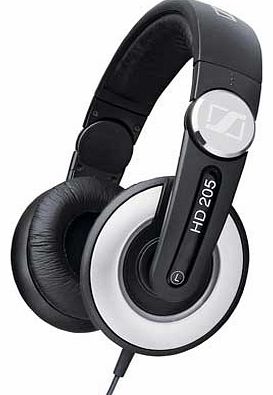Sennheiser HD205 IIDJ Headphones - Silver and