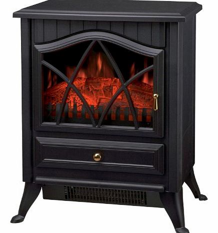 Sentik 1850w Log Burning Flame Effect Electric Stove Heater Fire Fireplace