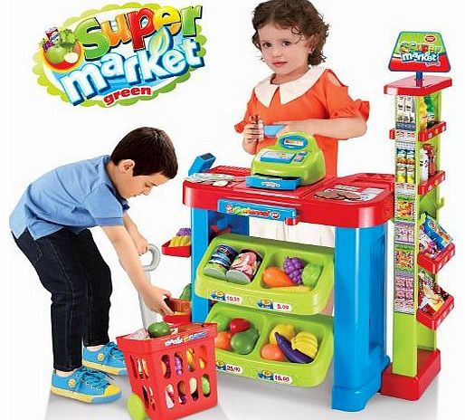 Kids Role Play Supermarket Shop Toy Play Set