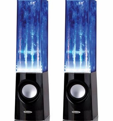 Sentik USB Dancing Water Speakers for PC/Mac/MP3 Players/Mobile Phones/Tablets - Black