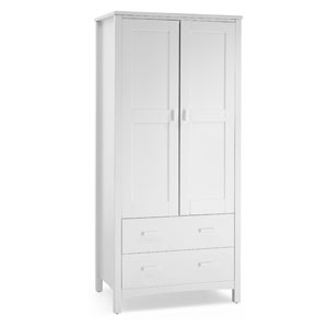, Eleanor 2 Door Wardrobe - Opal White