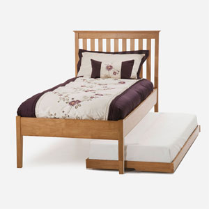 , Grace 3FT Wooden Guest Bed - Low Foot