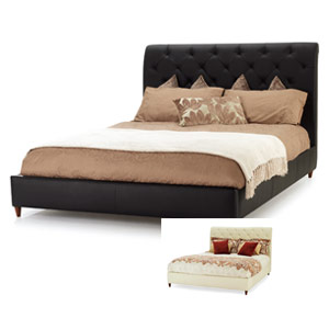 , Verona, 4FT 6 Double Faux Leather Bedstead