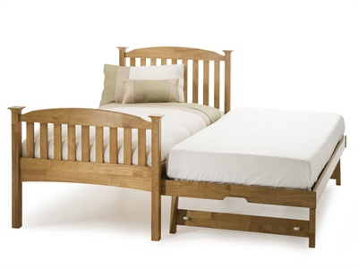 Serene Furnishings Eleanor Guest Bed (Honey Oak) Single (3)