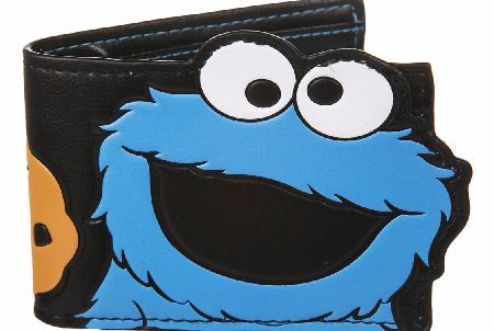 Sesame Street Cookie Monster Cut Off Wallet