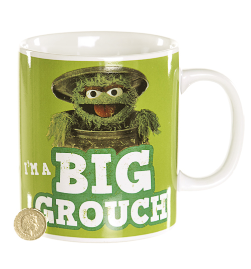 Sesame Street Oscar The Grouch Giant Mug