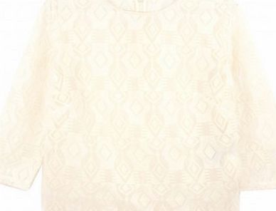 Sessun Magena Embroidered Blouse Ivory XS,S,M