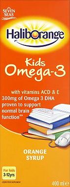 Seven Seas, 2041[^]10080778 Haliborange Omega-3 Syrup For Kids With Vitamins