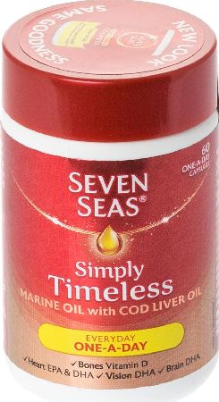 Seas One-A-Day Pure Cod Liver Oil Capsules