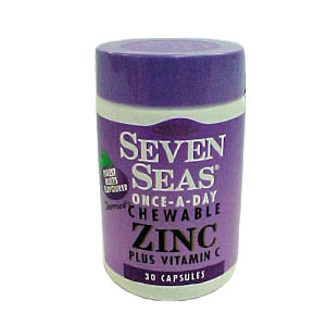 Seven Seas Zinc Chewable Capsules - Size: 30