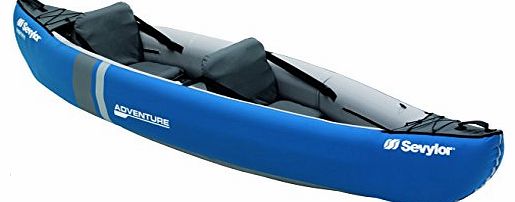Sevylor Adventure Inflatable Canoe - Blue/Grey