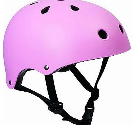 Skate/Scooter/BMX Helmet - Matt Pink S-M (53cm-56cm)