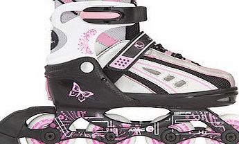 SFR Vortex Inline Skates Pink Size 3-6