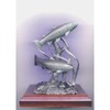 Shakespeare : Pair of Trout Pewter Sculpture