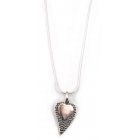 Shared Earth Silver Hearts Necklace