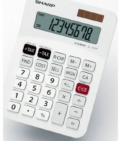 Sharp 8 digit Desk Top Calculator with Cost, Sale, Margin