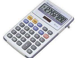 Brand New. Sharp Calculator Tax Desktop Battery/Solar-power 10 Digit 105x150x15mm Ref EL334FB